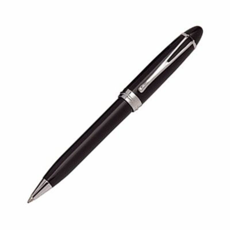 Aurora Ipsilon DeLuxe Black/Chrome Ballpoint Pen