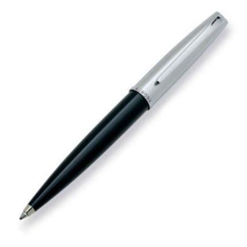 Aurora Style Metal Black Chrome Ballpoint Pen