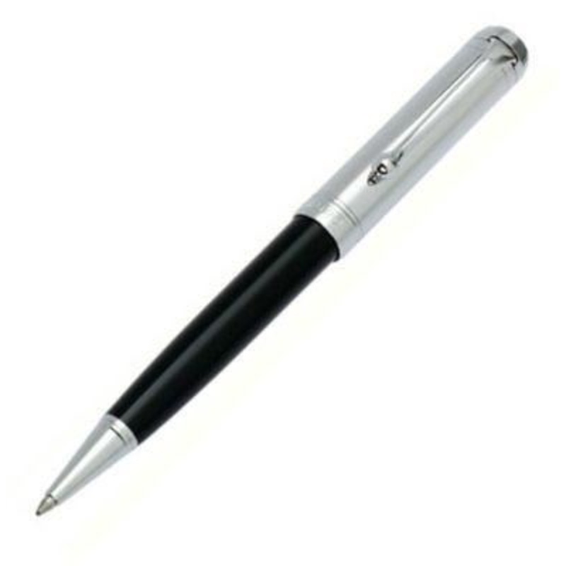 Aurora Talentum Chrome Black Ballpoint Pen