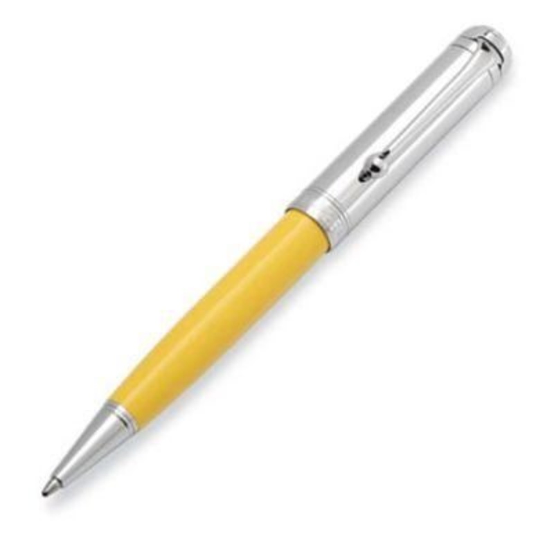 Aurora Talentum Yellow w/ Chrome Cap Ballpoint Pen