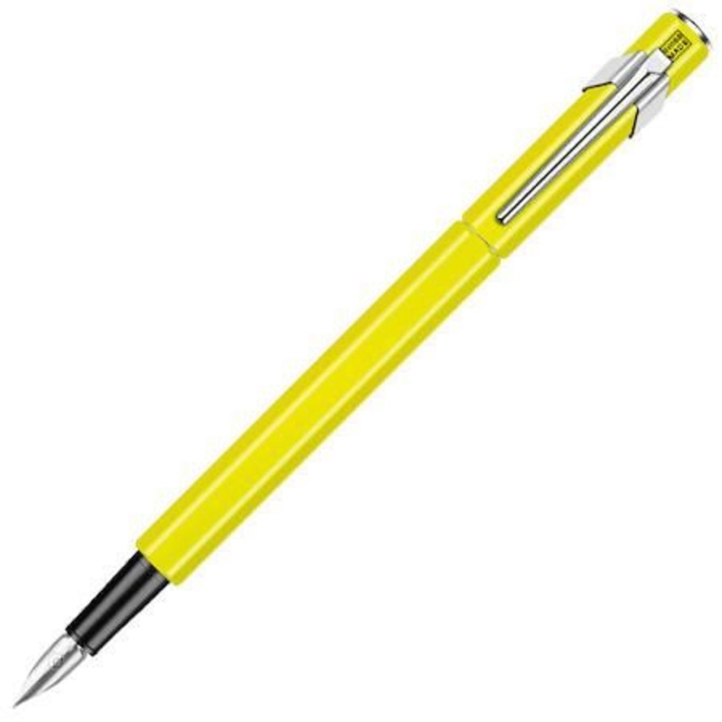 Caran d'Ache 849 Yellow Fountain Pen