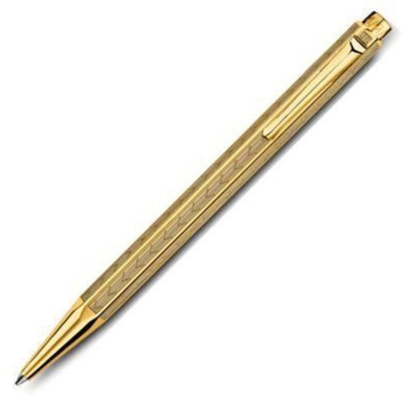Caran d'Ache Ecridor Chevron Gilded Ballpoint Pen