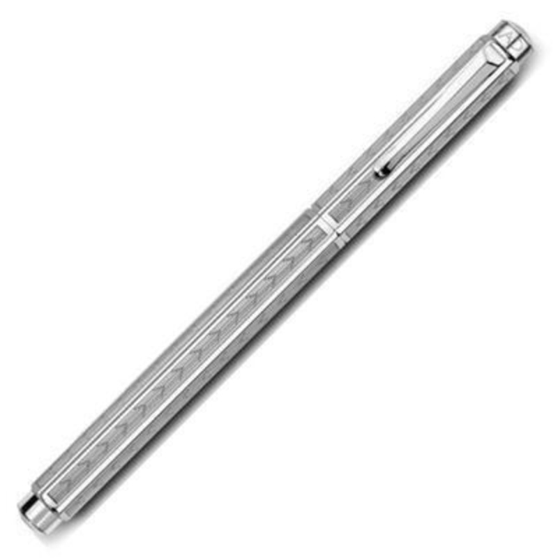 Caran d'Ache Ecridor Chevron Palladium Rollerball Pen