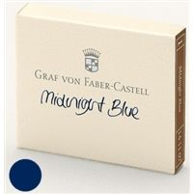 Refill Faber-Castell Midnight Blue Ink Cartridges