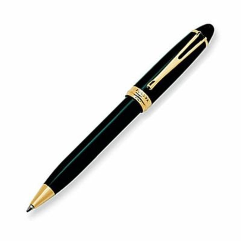Aurora Ipsilon DeLuxe Black/Gold Ballpoint Pen
