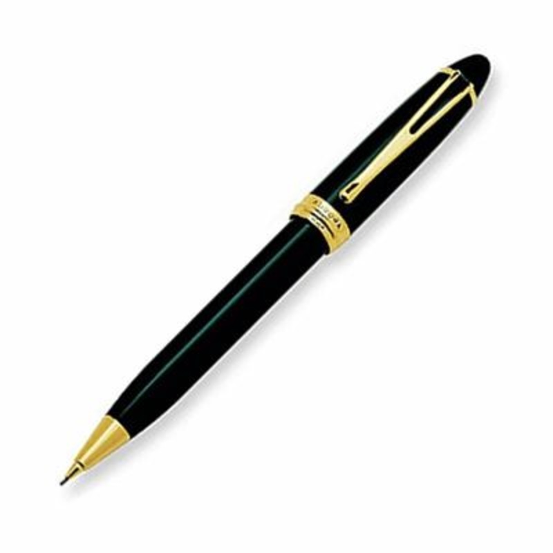 Aurora Ipsilon DeLuxe Black/Gold Mechanical Pencil