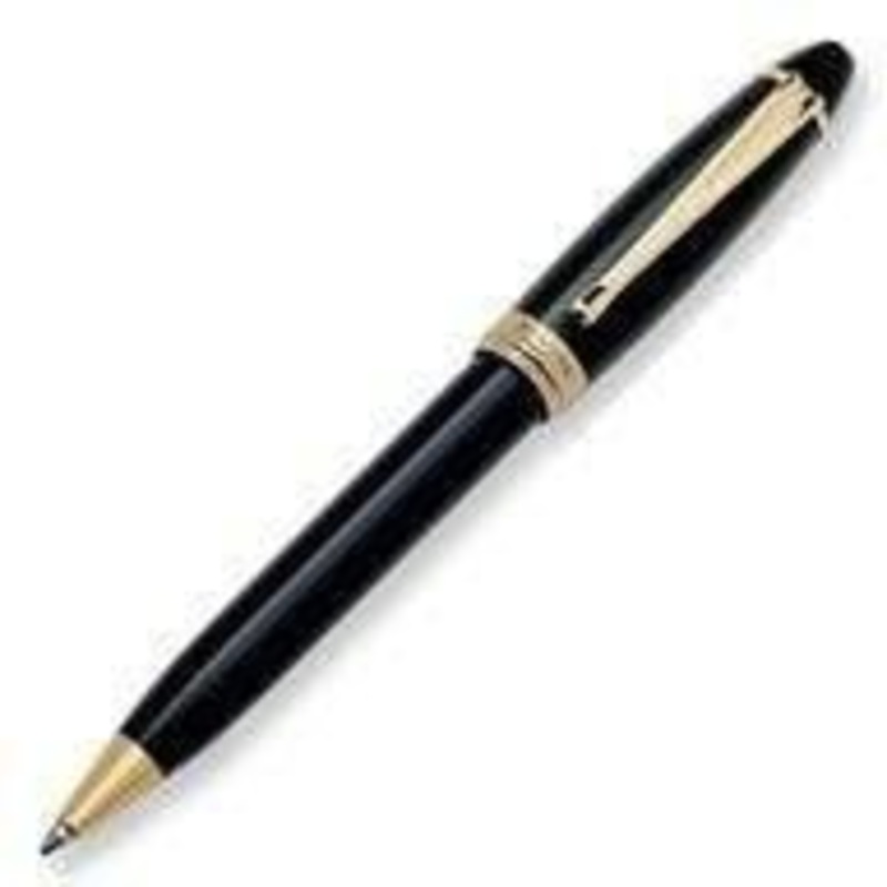 Aurora Ipsilon Resin Black Ballpoint Pen