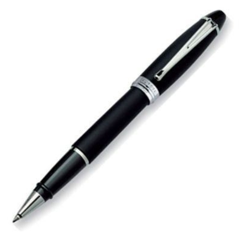 Aurora Ipsilon Satin Black Rollerball Pen