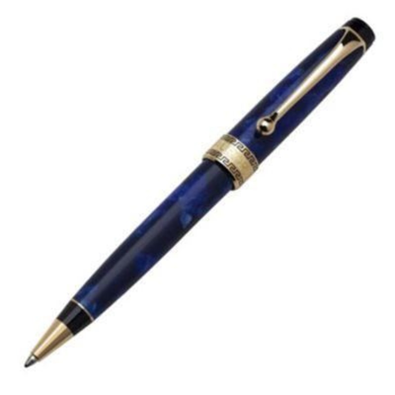 Aurora Optima Auroloide Gold Blue Ballpoint Pen