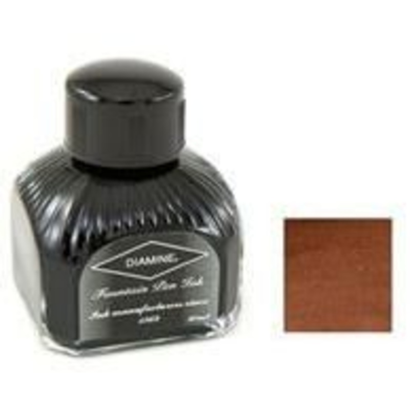 Diamine Bottled Ink 80ml Saddle Brown