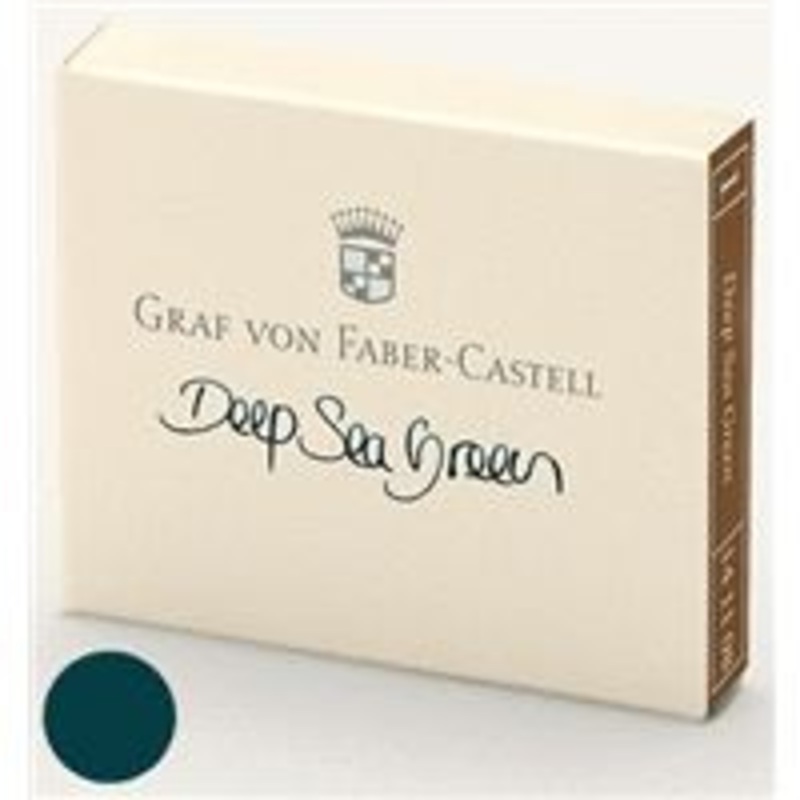 Refill Faber-Castell Deep Sea Green Ink Cartridges