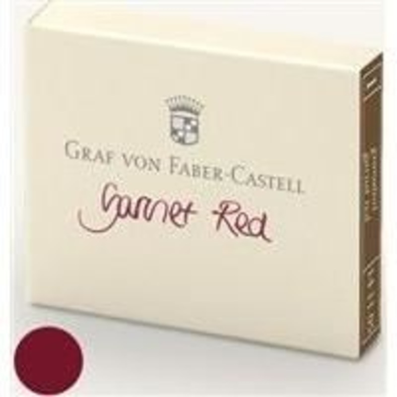 Refill Faber-Castell Garnet Red Ink Cartridges