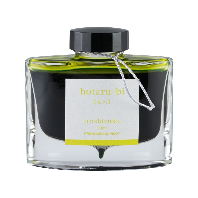 Bottled Ink Iroshizuku Light of Fireflies (hotaru-bi)