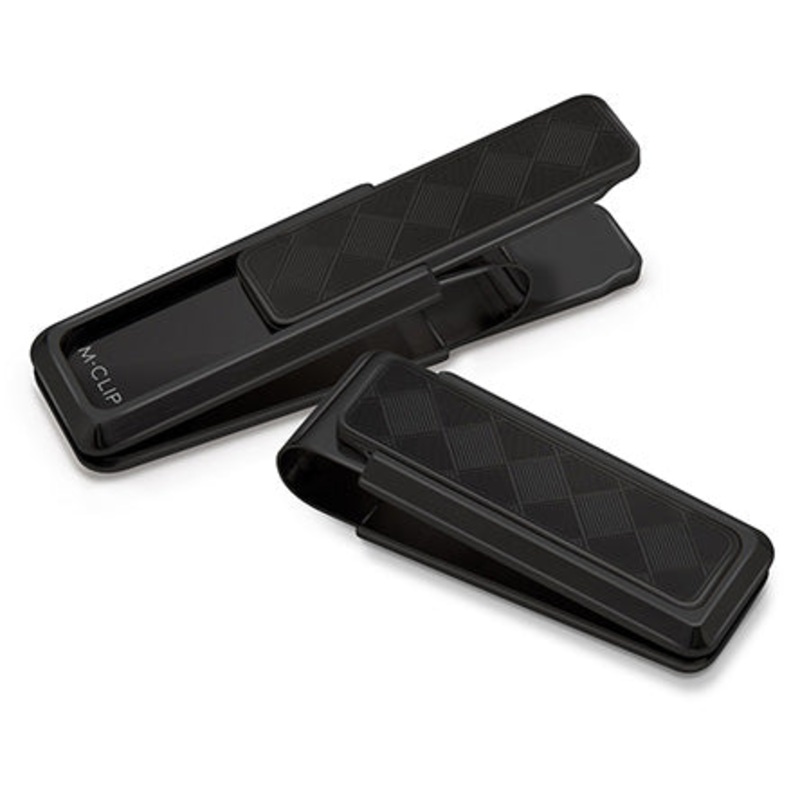 M-Clip Blackout Stainless Herringbone Money Clip