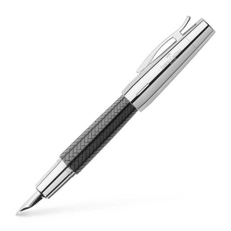 Faber-Castell Emotion Black Parquet Fountain Pen