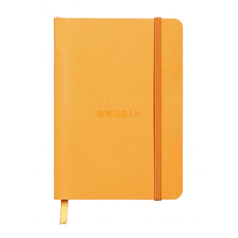 Rhodia A6 Softcover Notebooks - Orange, Lined