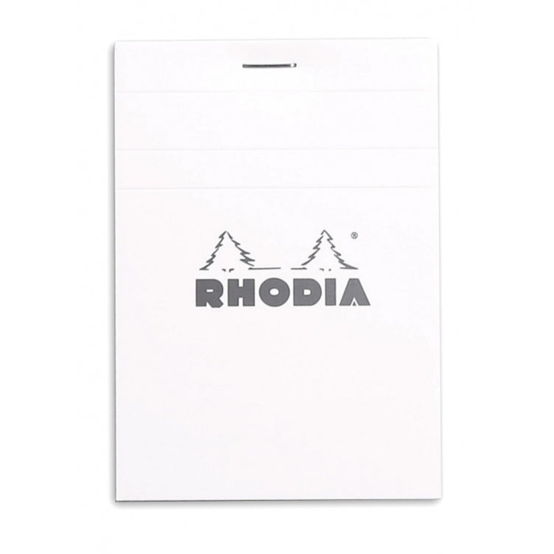 Rhodia No. 12 Passport Notepad - Ice White, Graph