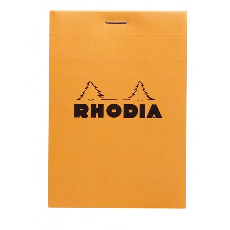 Rhodia No. 12 Passport Notepad - Orange, Graph