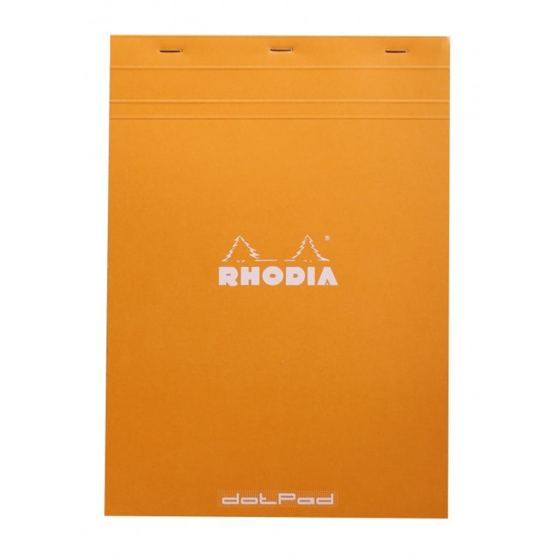 Rhodia No. 18 A4 Notepad - Orange, Dot Grid