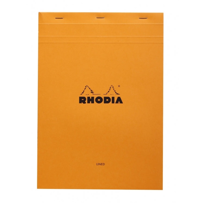 Rhodia No. 18 A4 Notepad - Orange, Lined