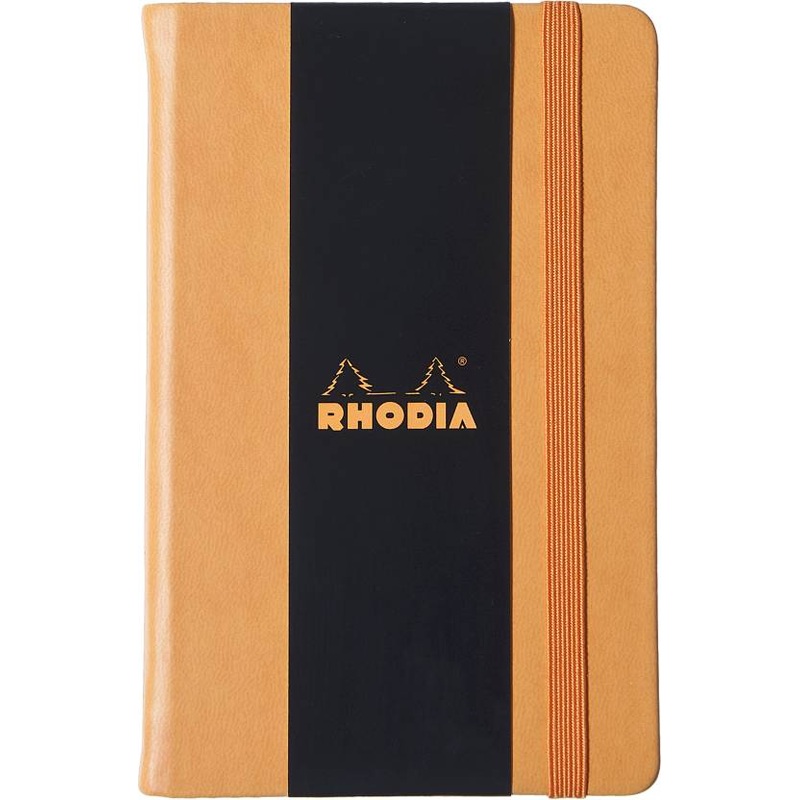 Rhodia Pocket Hardcover Webnotebooks - Orange, Lined