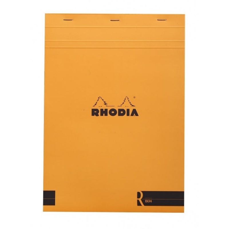 Rhodia Premium No. 18 A4 Notepad - Orange, Lined