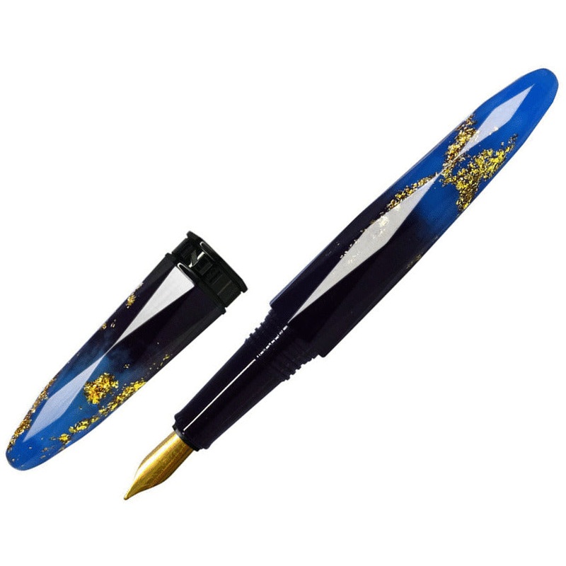 Benu Briolette Luminous Sapphire Fountain Pen