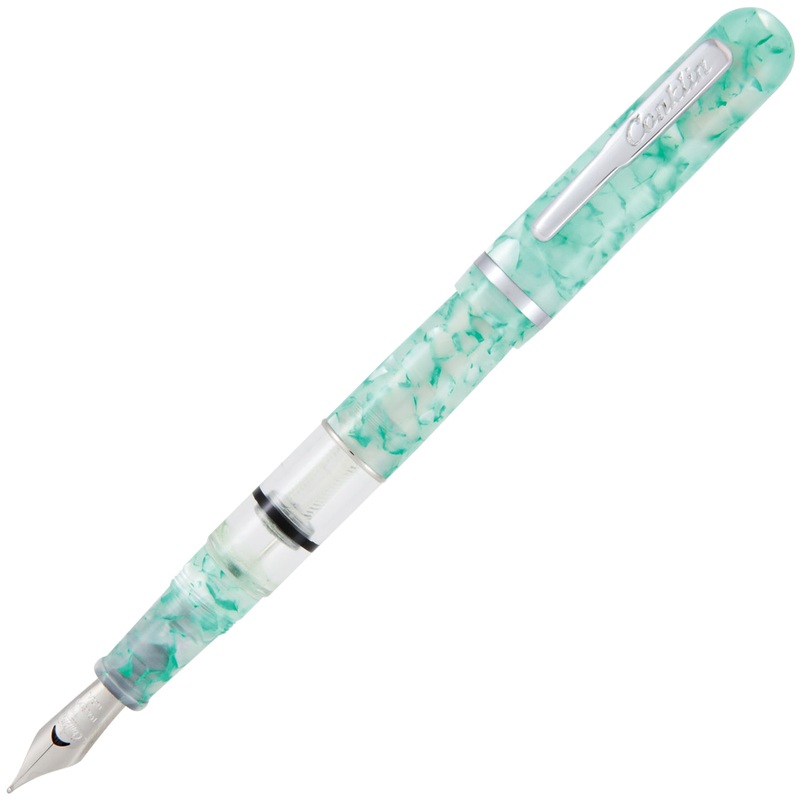 Conklin Heritage Word Gauge Turquoise Fountain Pen