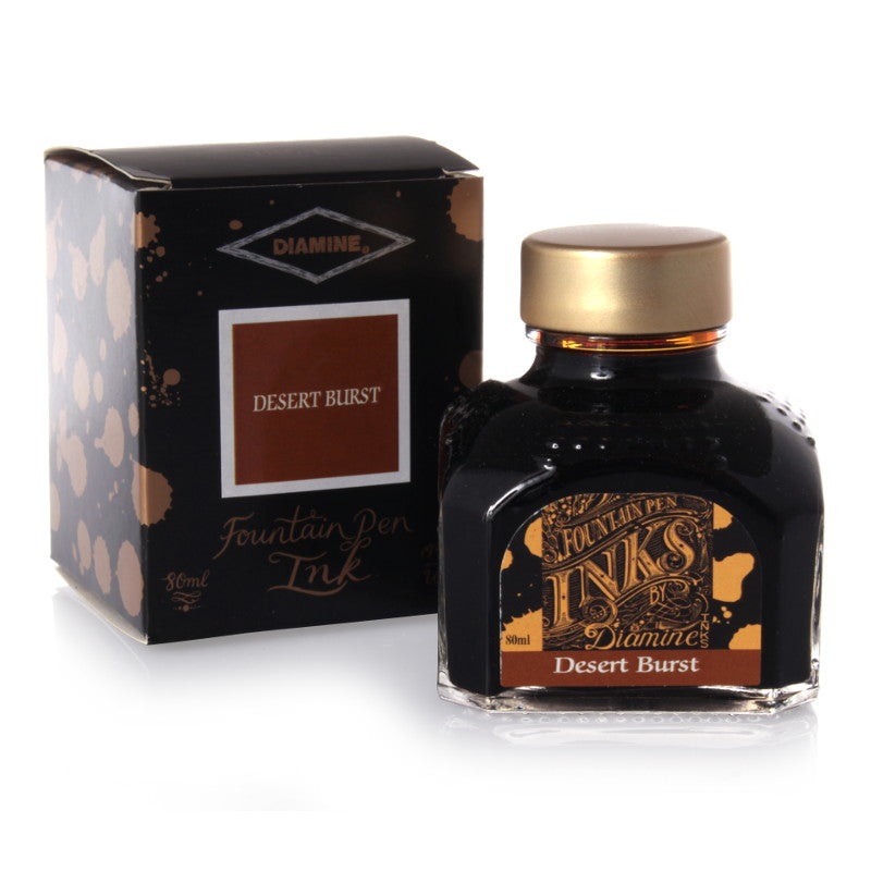 Diamine Bottled Ink 80ml Guitar Desert Burst