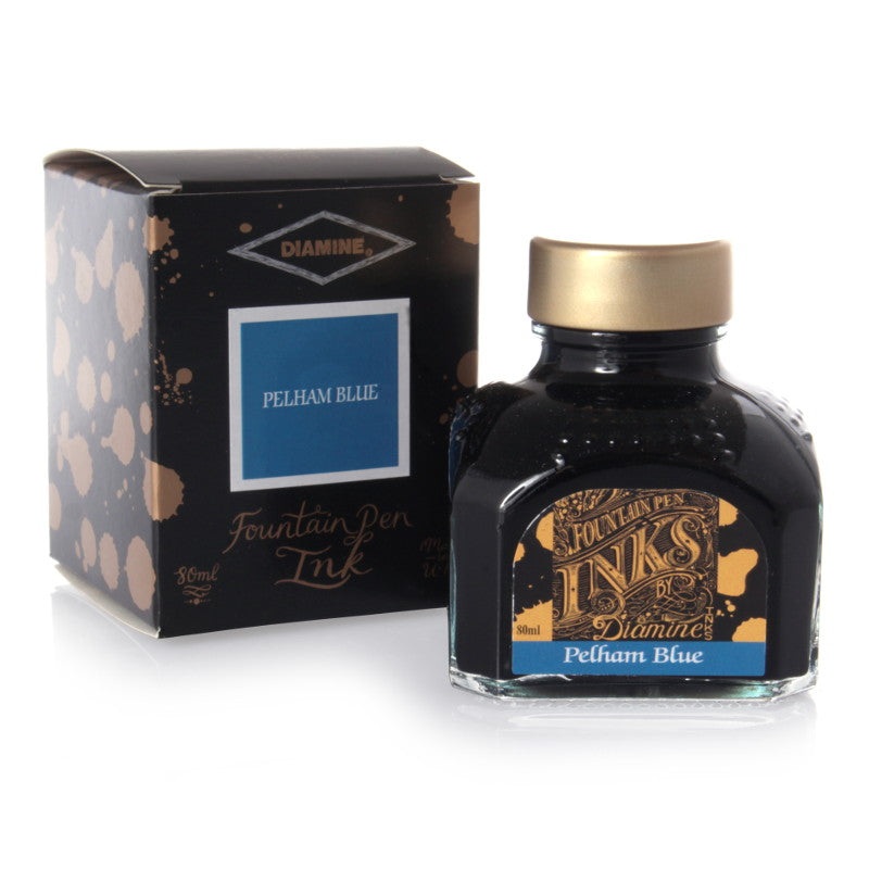 Diamine Bottled Ink 80ml Guitar Pelham Blue Burst