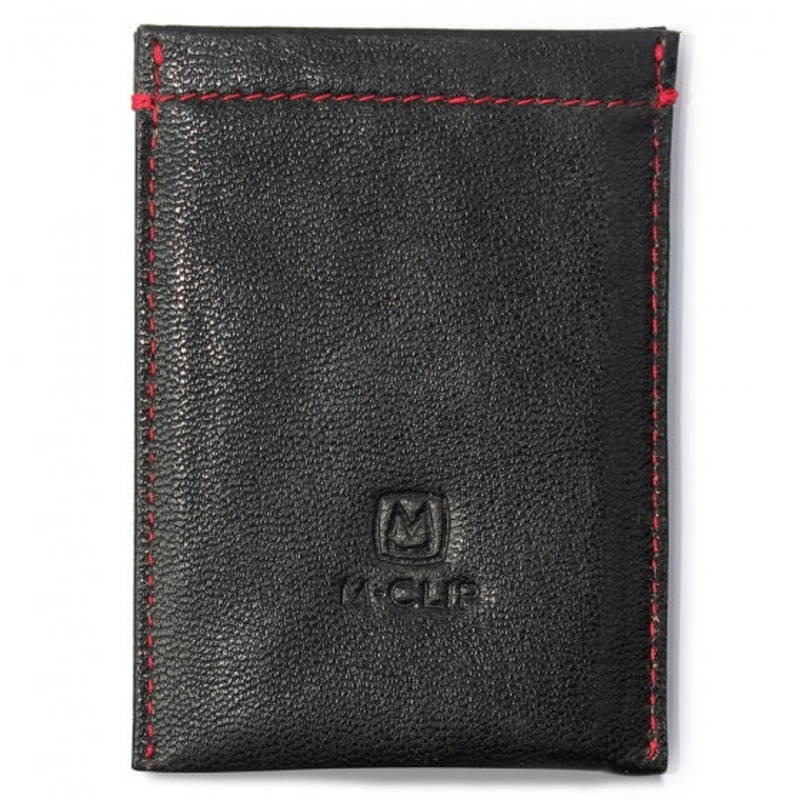 M-Clip Black Leather RFID Case