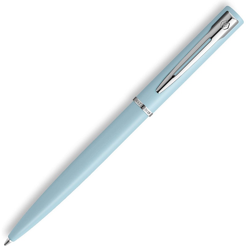 Waterman Allure Pastel Blue Lacquer & Chrome Ballpoint Pen