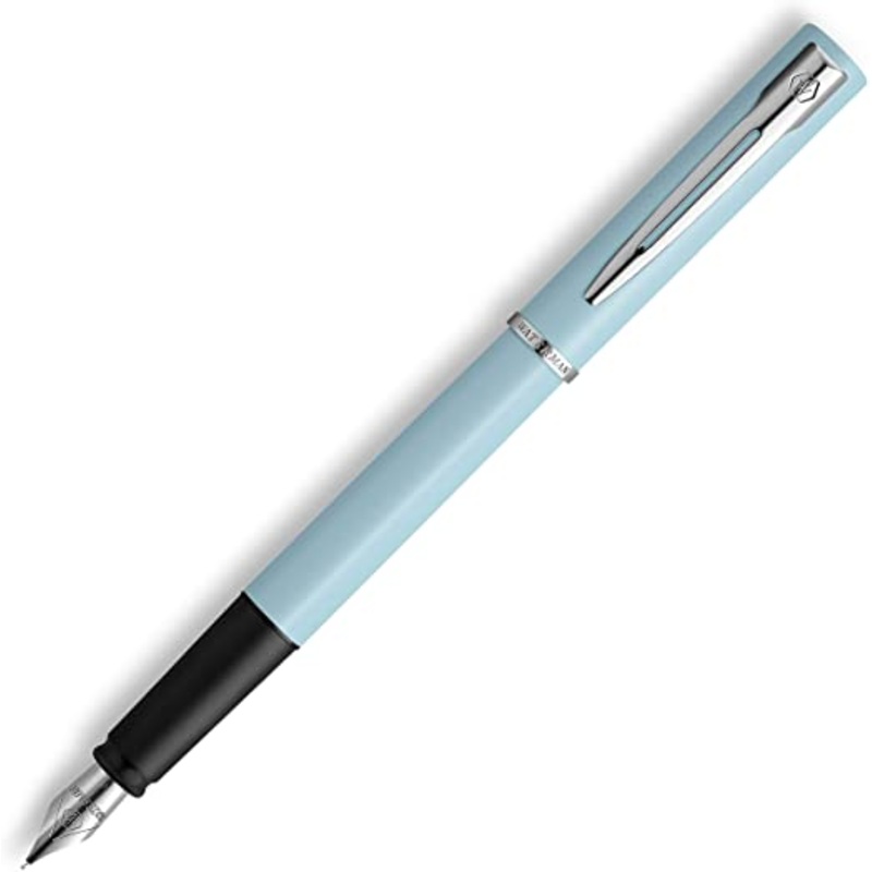 Waterman Allure Pastel Blue Lacquer & Chrome Fountain Pen