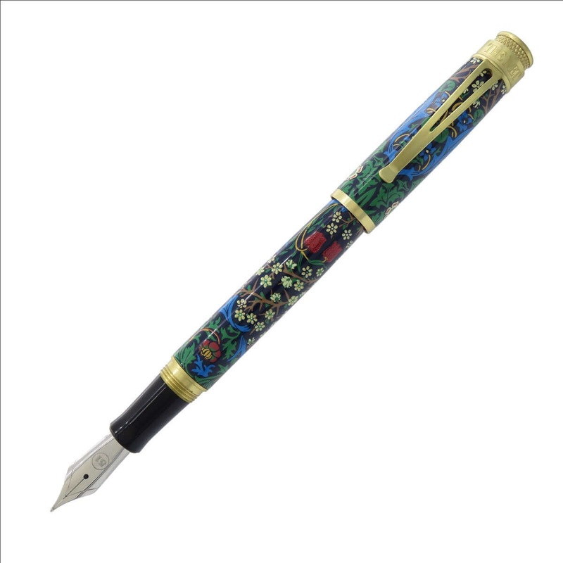 Retro 1951 Tornado The Met William Morris's Blackthorn Fountain Pen