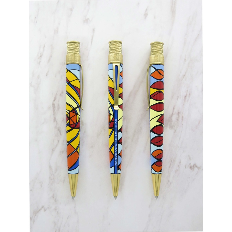 Retro 1951 Tornado USPS Hanukkah 2022 Rollerball Pen