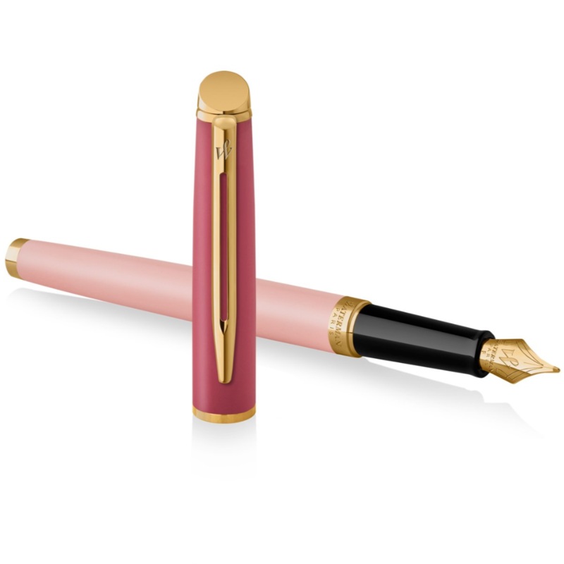 Waterman Hemisphere Light Pink Lacquer & Chrome Fountain Pen