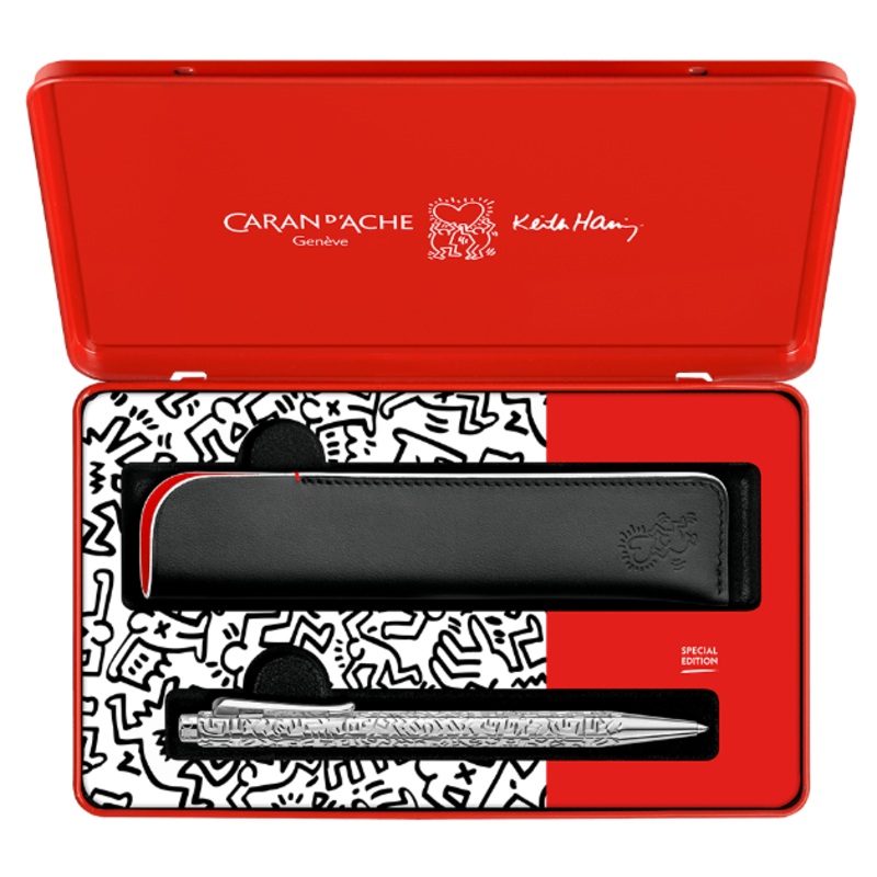 Caran d'Ache Ecridor Keith Haring Ballpoint Pen and Pen Case
