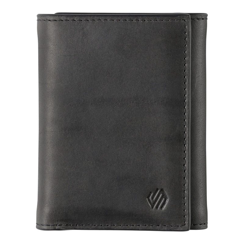 RHODES TRIFOLD WALLET - BLACK