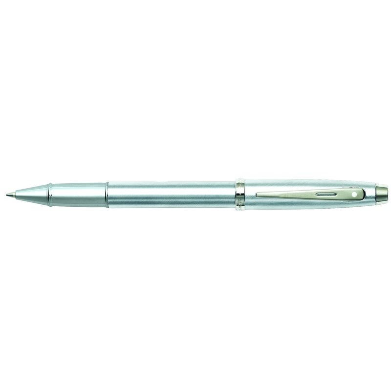 Sheaffer 100 Brushed Chrome Rollerball Pen