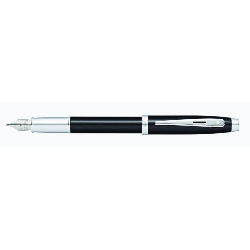 Sheaffer 100 Glossy Black Lacquer Fountain Pen