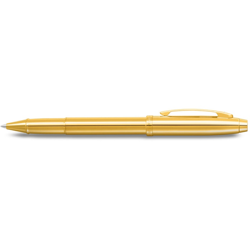 Sheaffer 100 Glossy PVD gold with PVD gold trim Rollerball Pen