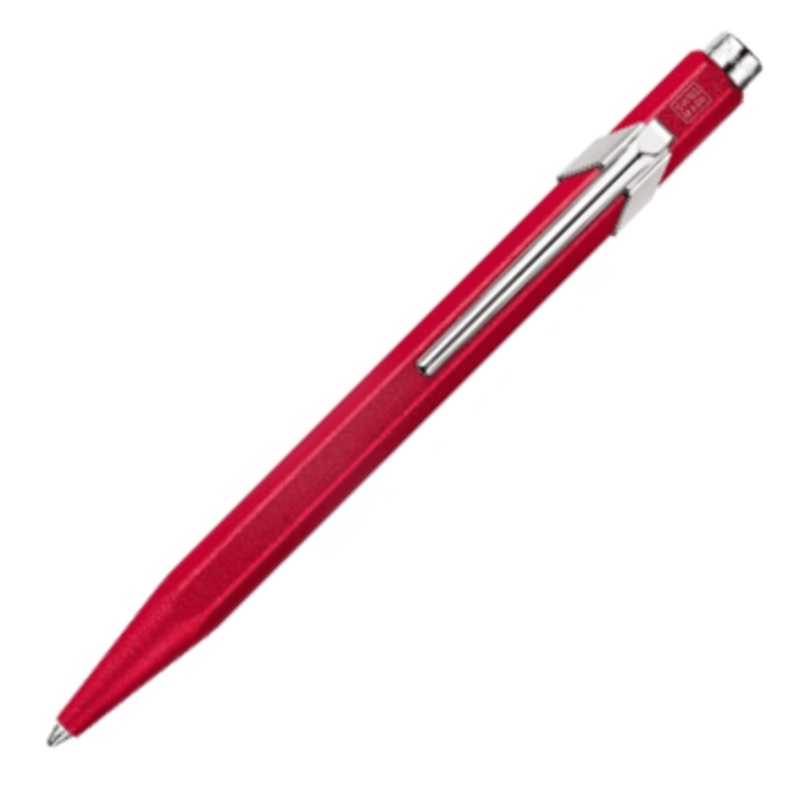 Caran d'Ache 849 Colormat-X Red Ballpoint Pen