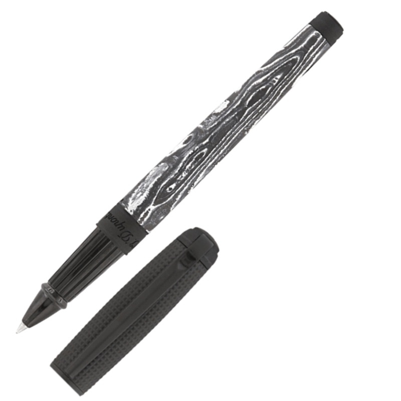 ST Dupont Line D Carbon Collection Dark Storm Rollerball Pen