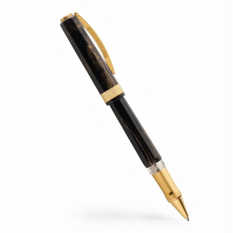 Visconti Opera Gold Black Rollerball Pen