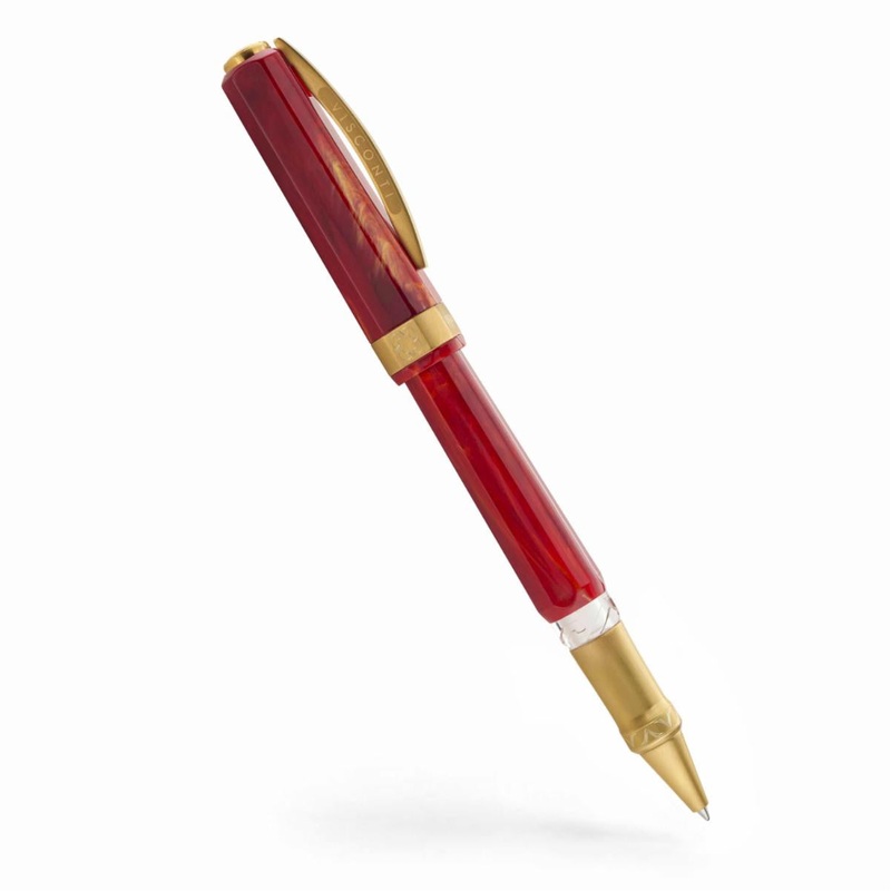 Visconti Opera Gold Red Rollerball Pen