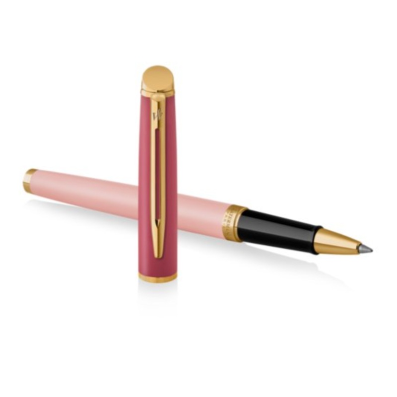 Waterman Hemisphere Light Pink with Chrome Trim Rollerball Pen