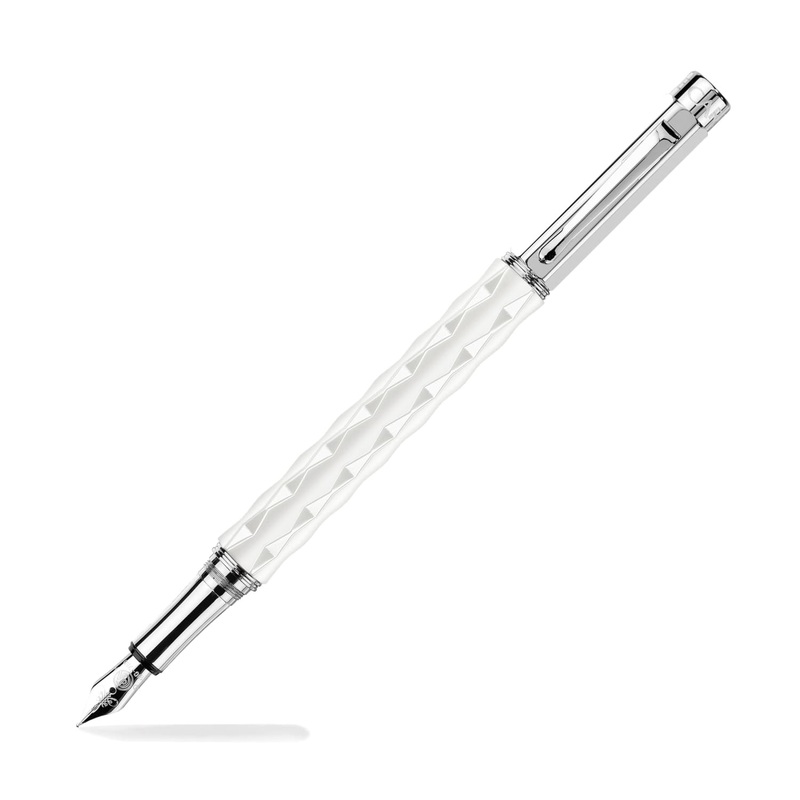 Caran d'Ache Varius Ceramic White Fountain Pen