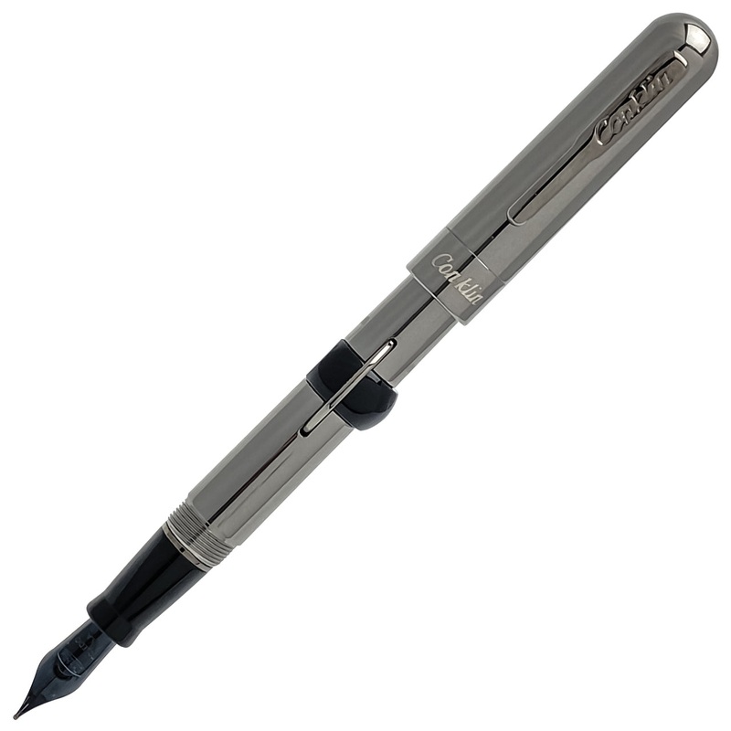 Conklin Mark Twain Crescent Filler Gunmetal Fountain Pen