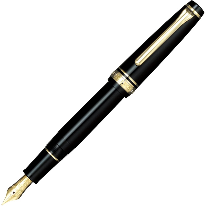 Sailor Pro Gear Slim Black & Gold Fountain Pen