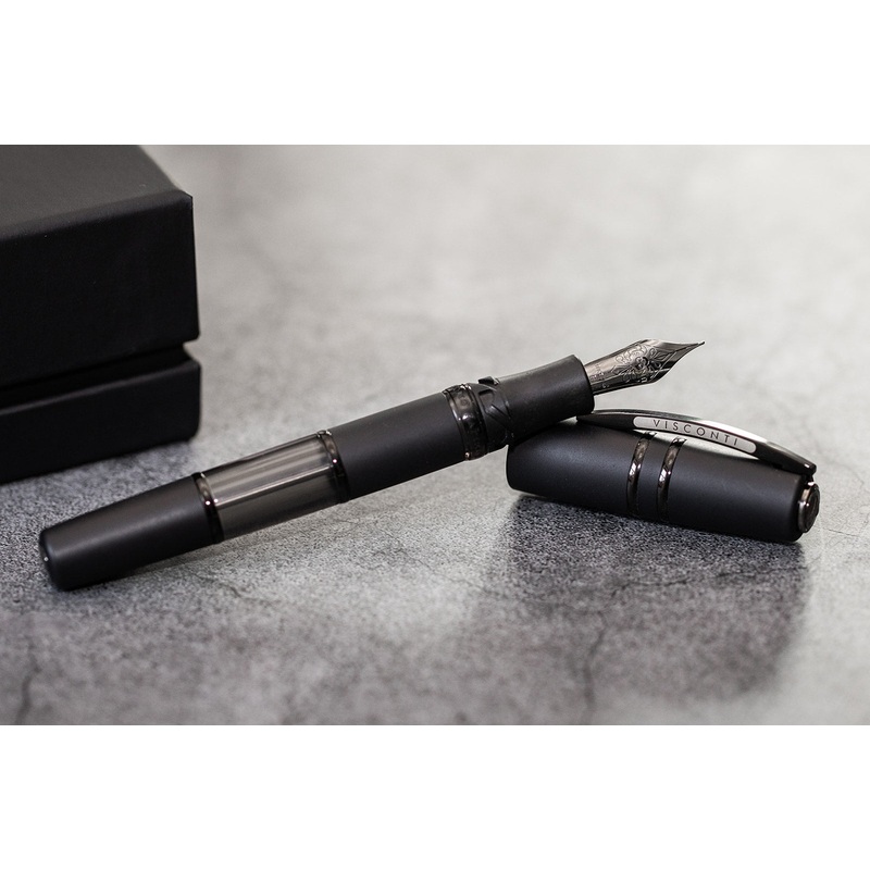 Visconti Homo Sapiens Dark Crystal Fountain Pen